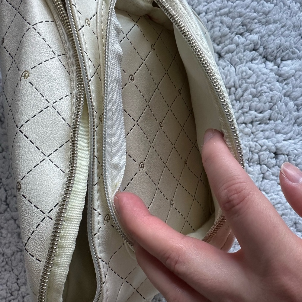 Loungefly Cream Quilted Bag